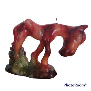Vintage Horse Novelty Wax Candle - SKINNY HORSE - Vintage Rare UNIQUE